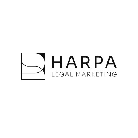 the Harpa Legal Marketing  logo.
