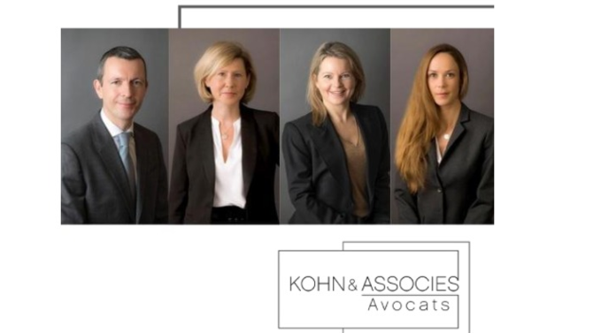 KOHN &amp; Associés, cabinet indépendant de droit des affaires intervenant notamment en droit de l’immobilier et de la propriété intellectuelle, se développe et nomme trois nouveaux associés et un counsel au 1er janvier 2022.
