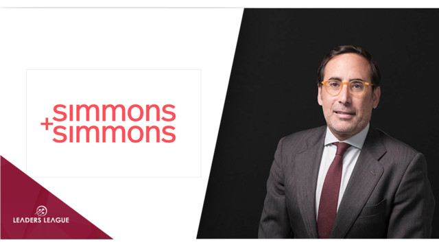 Law firm Simmons & Simmons promotes Eduardo Peñacoba to managing partner of Spanish office